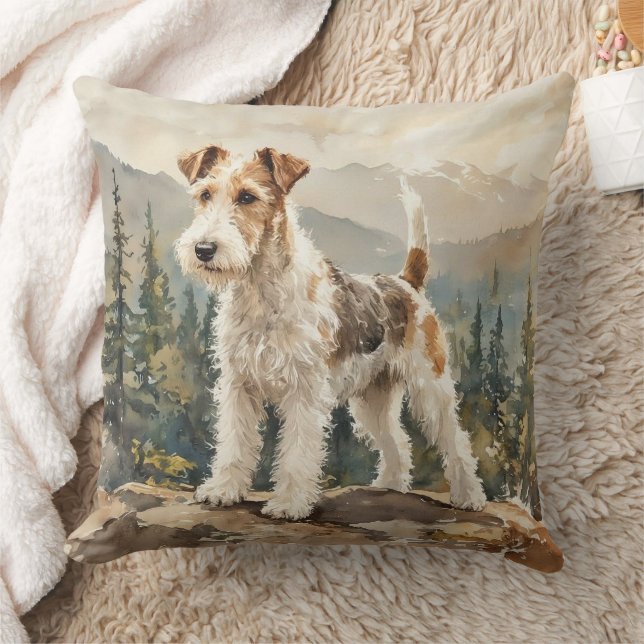 Drahtfoxterrier Kissen (Decke)