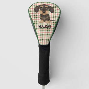 Drahthaar Dackel   Niedlicher Hund Teckel Individu Golf Headcover