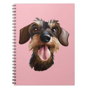 Drahthaar-Dackel-Notebook Notizblock