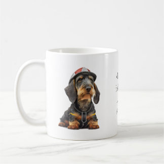 Drahthaar Dackel Rescuer Kaffeetasse