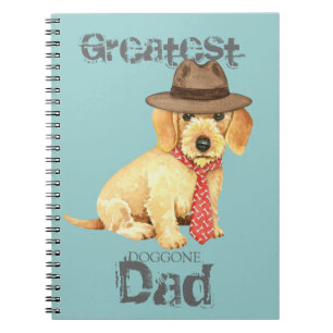 Drahthaar Dackel Vater Notizblock