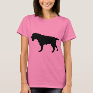 Drahthaar, das Griffon neuen Gang zeigt T-Shirt
