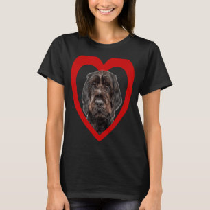 Drahthaar Dog Heart German Drahthaar Pointer T-Shirt