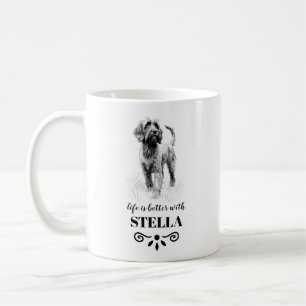 Drahthaar Pointing Griffon Benutzerdefinierter Hun Kaffeetasse