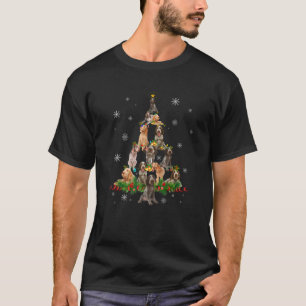 Drahthaar Pointing Griffon Christmas Tree Dog San T-Shirt