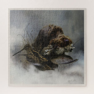 Drahthaar Pointing Griffon, Jagd auf Holzhaken