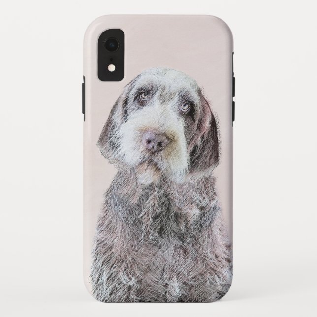 Drahthaar Pointing Griffon Painting - Dog Art Case-Mate iPhone Hülle (Rückseite)