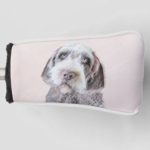 Drahthaar Pointing Griffon Painting - Dog Art Golf Headcover