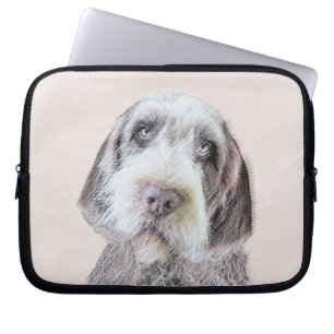 Drahthaar Pointing Griffon Painting - Dog Art Laptopschutzhülle