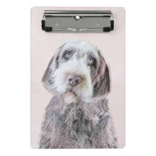 Drahthaar Pointing Griffon Painting - Dog Art Mini Klemmbrett