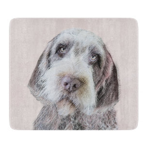 Drahthaar Pointing Griffon Painting - Dog Art Schneidebrett