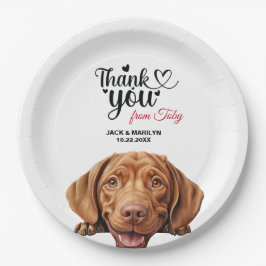 Drahthaar Vizla Pappteller