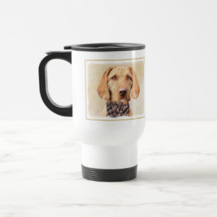 Drahthaar Vizsla Malerei - Niedliche Hundekunst Reisebecher