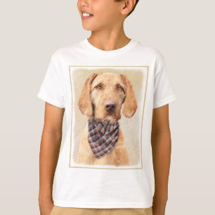 Drahthaar Vizsla Malerei - Niedliche Hundekunst T-Shirt