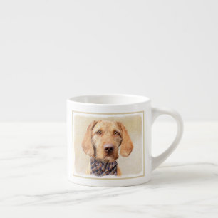 Drahthaar Vizsla Painting - Niedliche Hundekunst Espressotasse