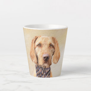 Drahthaar Vizsla Painting - Niedliche Hundekunst Milchtasse