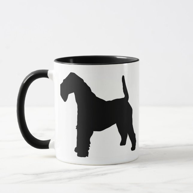 Drahthaarfox-Terrier-Gang Tasse (Links)