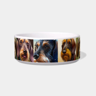 Drahthaarterrier Dackel Bowl Napf