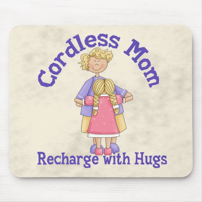 Drahtlose Mama Mousepad (Vorne)