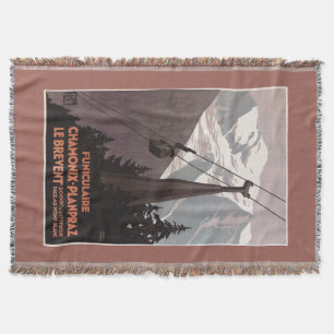 Drahtseilbahn-Plakat Funiculaire Le Brevent Decke