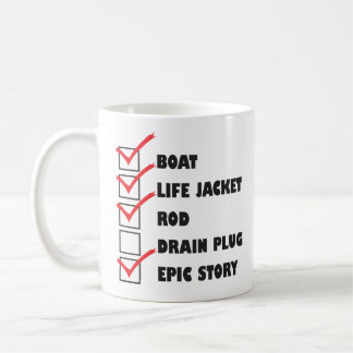 Drain Plug Funny Boat Epic Story Mug