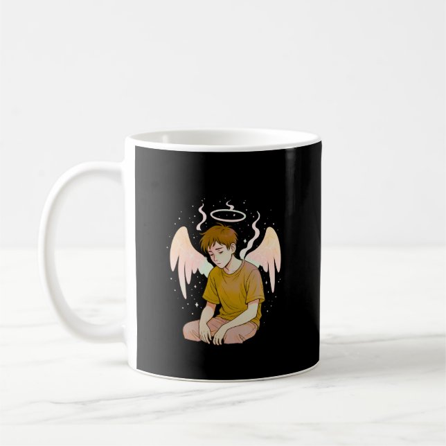 Drained Soul • Spiritual Exhaustion Aura Aesthetic Kaffeetasse (Links)