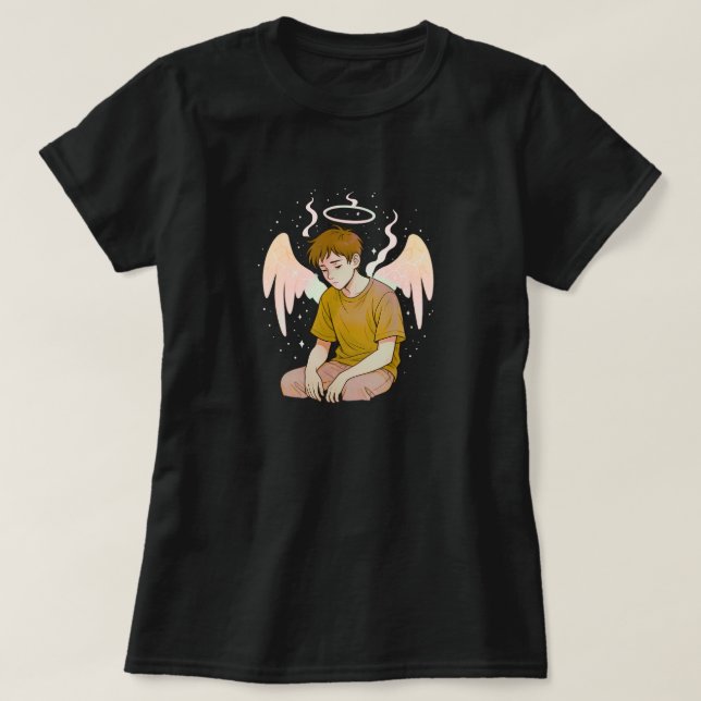 Drained Soul • Spiritual Exhaustion Aura T-Shirt (Design vorne)