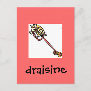 Draisine Postkarte
