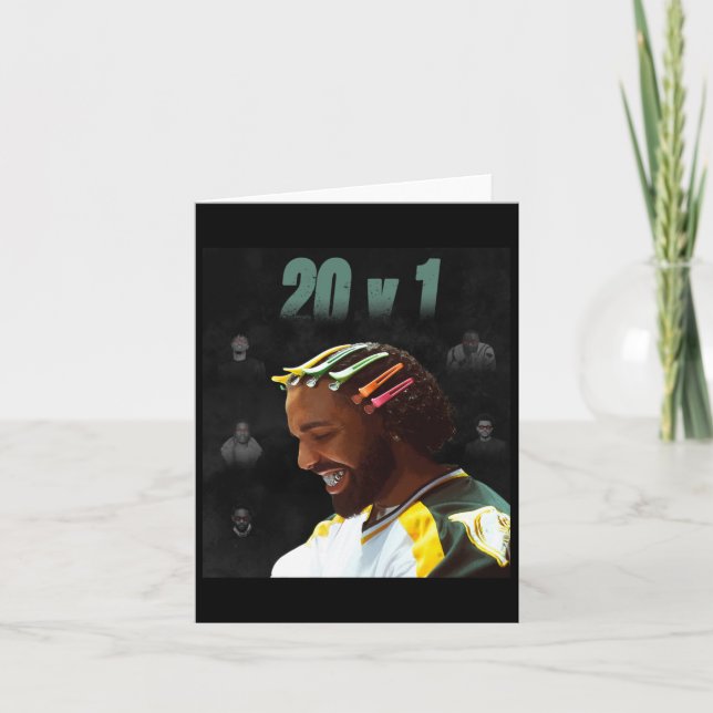 Drake 20 V 1 Aufkleber Karte (Vorderseite)