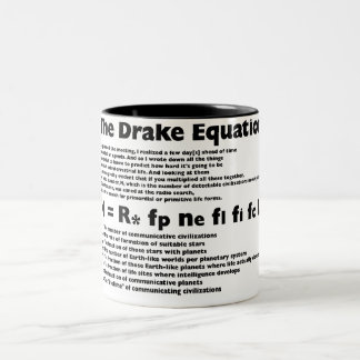 Drake_Equation Zweifarbige Tasse
