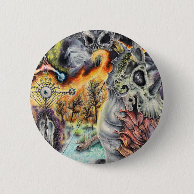 DRAKE: Liebe & Leidenschaft - Fantasy Artwork Button (Vorderseite)