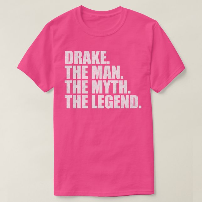 DrakeDrake Name Drake Vorname T-Shirt (Design vorne)