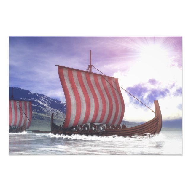 Drakkars Fotodruck (Vorne)