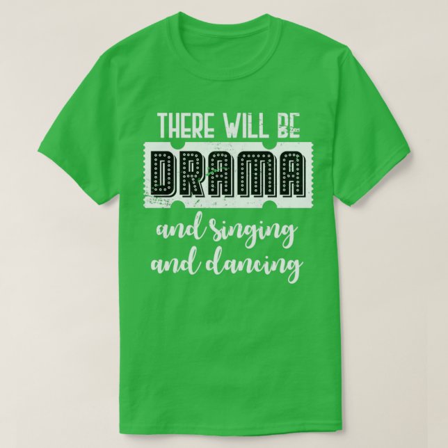 Drama Actor Theater T-Shirt (Design vorne)