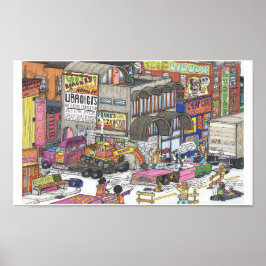 Drama an der Ecke von Broad & Charles Poster