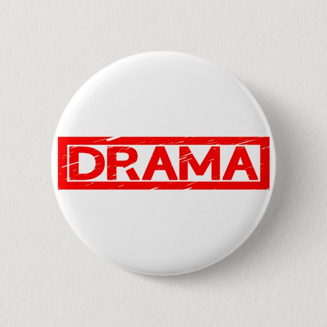 Drama-Briefmarke Button (Vorderseite)
