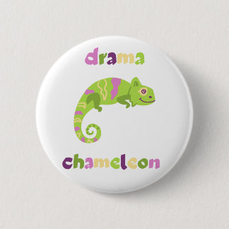 Drama Chameleon Button