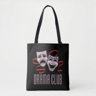 Drama Club Komödien- und Tragödienmasken Tasche