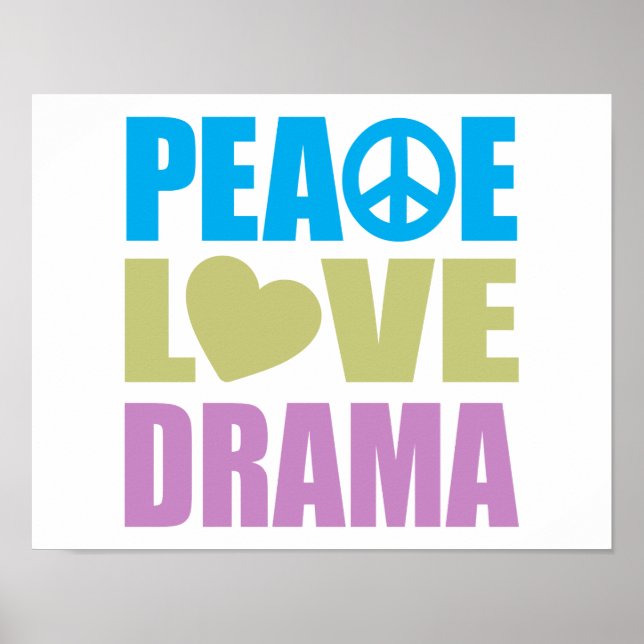 Drama der friedlichen Liebe Poster (Vorne)