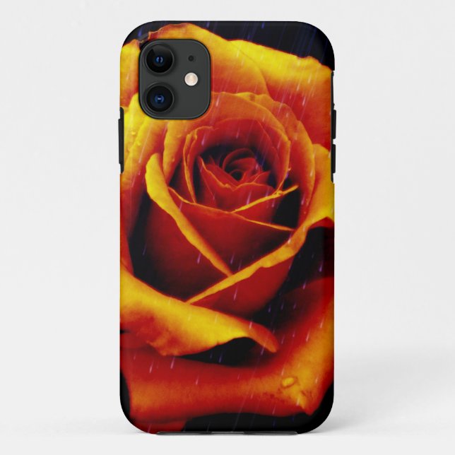 Drama der Orange Rose iPhone 5 Fall Case-Mate iPhone Hülle (Rückseite)