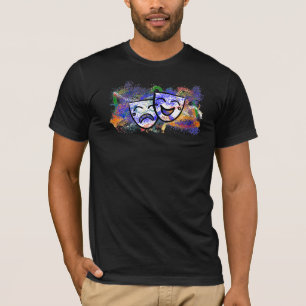Drama: Ein Spritzen des Farbfilms T-Shirt