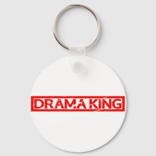 Drama King Briefmarke Schlüsselanhänger
