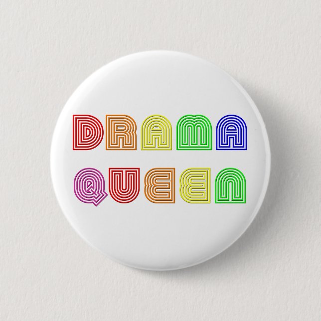 Drama-Königin Button (Vorderseite)