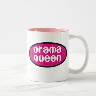 Drama-Königin Zweifarbige Tasse