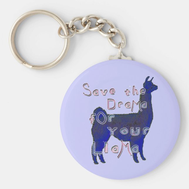 Drama Lama Schlüsselanhänger (Vorne)