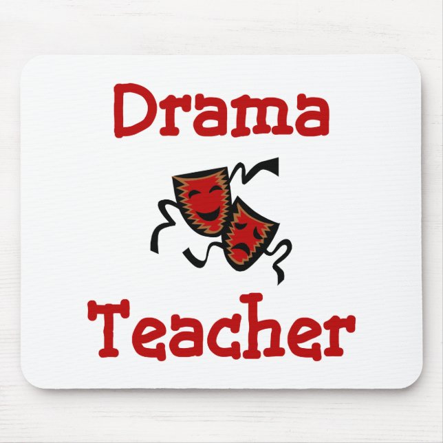 Drama-Lehrer Mousepad (Vorne)