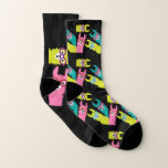 Drama Llama Colorful Camelid  Socken<br><div class="desc">Der Lama ist ein domestizierter südamerikanischer Kamelid, der seit der Zeit vor Kolumbien von den Anden als Fleisch- und Packtier verwendet wird. Llamas sind soziale Tiere und leben mit anderen als Herde. Ihre Wolle ist weich und enthält nur eine geringe Menge Lanolin. Llamas kann einfache Aufgaben nach ein paar Wiederholungen...</div>
