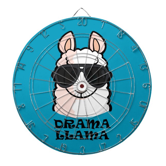 Drama Llama Dartscheibe (vorne)