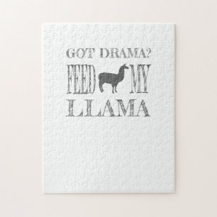 Drama Llama Got Drama Fütterte Mein Llama