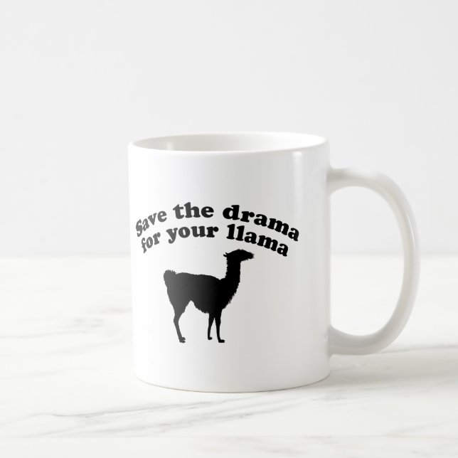 Drama Llama Kaffeetasse (Rechts)
